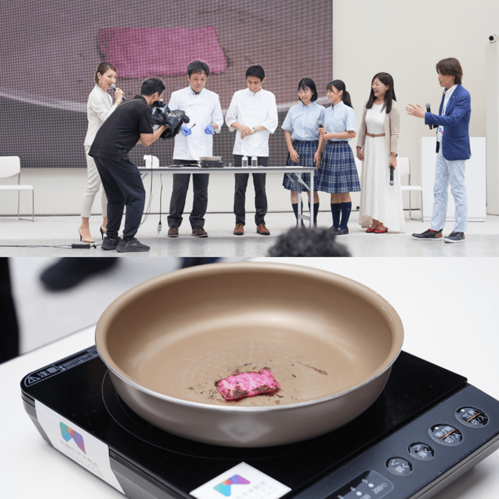 大阪・関西万博にて「培養肉を焼く」イベント実施(1)